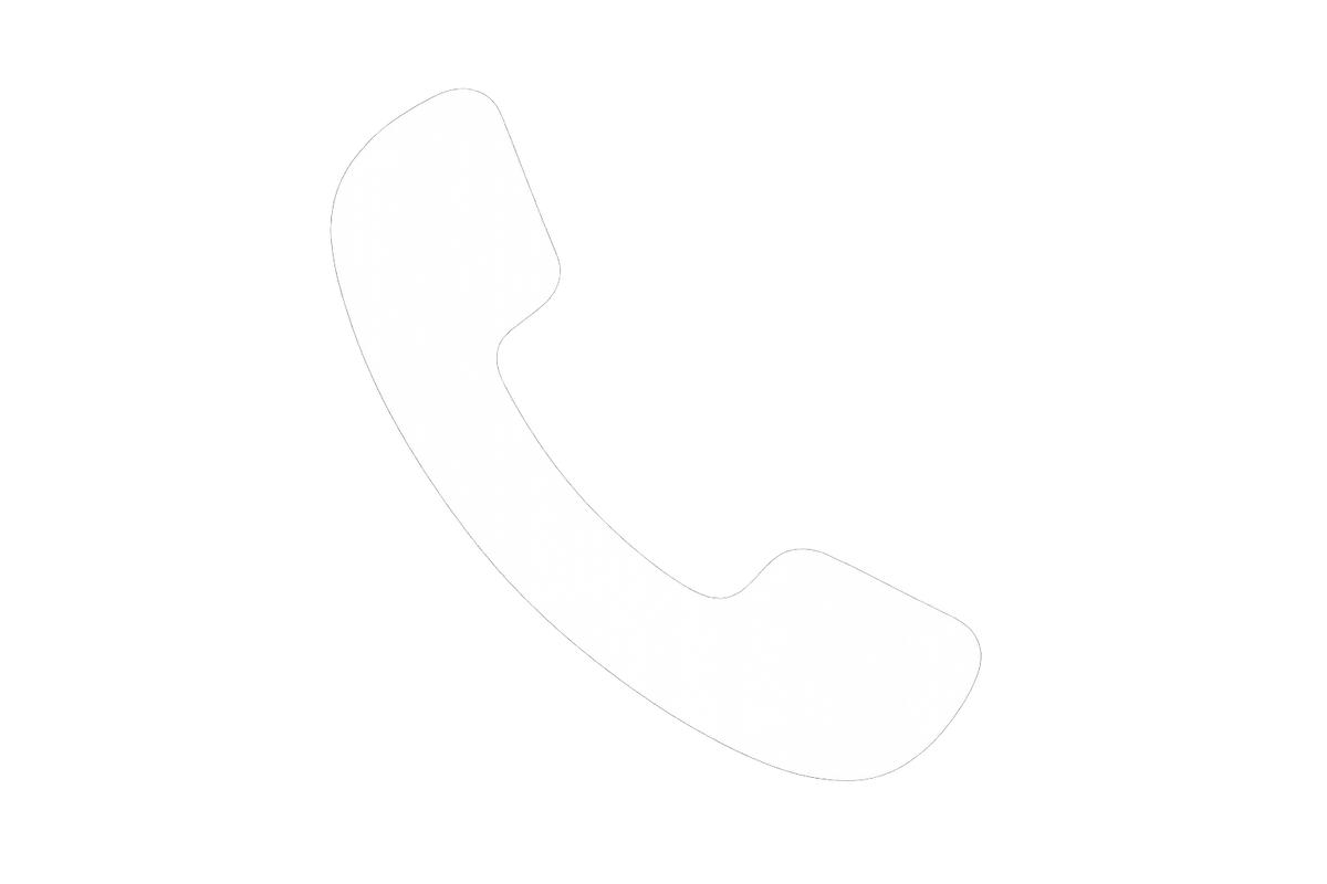 white phone receiver logo